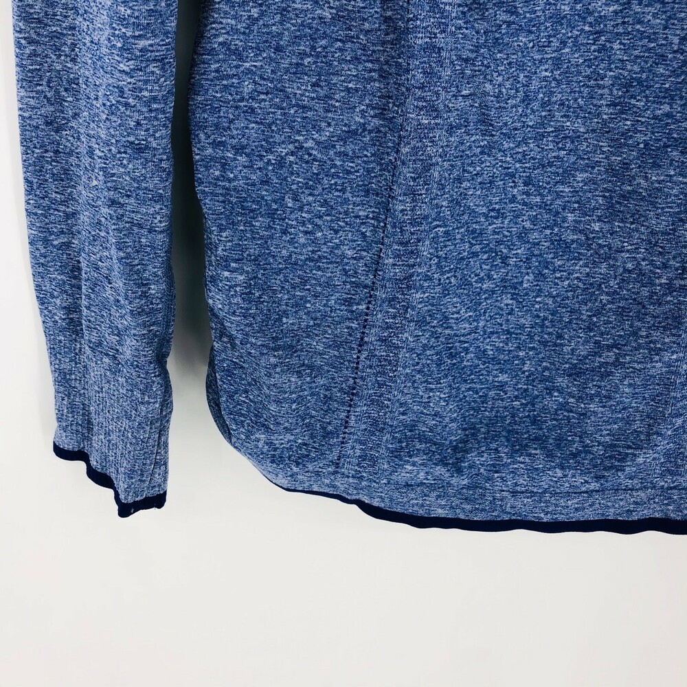 Athleta Fastest Track Half Zip Jacket Size Medium Running Seamless Space Dye - Picture 5 of 7